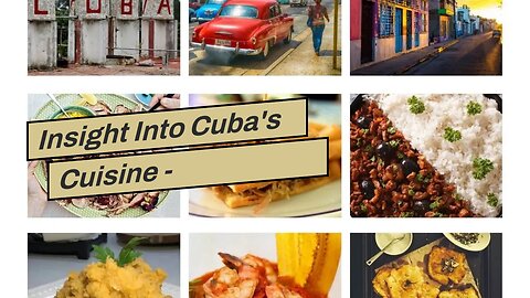 Insight Into Cuba's Cuisine - insightCuba - The Facts
