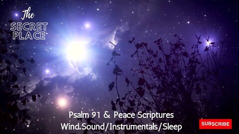 PSALM 91 & BIBLE VERSES FOR DEEP SLEEP | HEALING SCRIPTURES | SOAKING INSTRUMENTAL | WIND SOUNDS