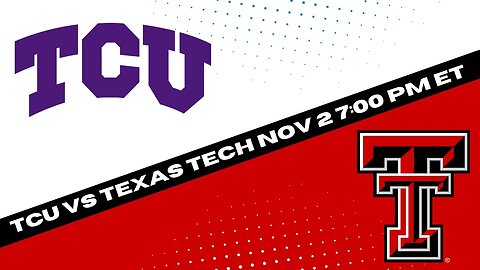 TCU Horned Frogs vs Texas Tech Red Raiders Prediction and Picks - College Football Picks Week 10