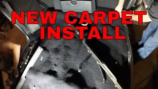 2002 CHEVY S-10 NEW CARPET INSTALLATION