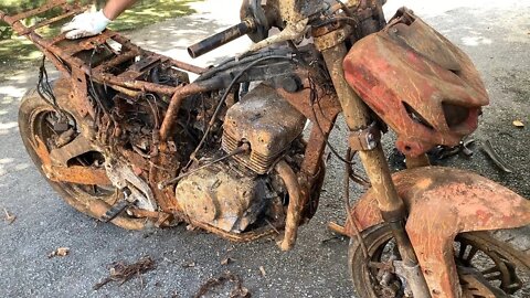 Full Restoration Old motorcycles upＫＡＷＡＳＡＫＩ| Restored Two-stroke Ｒｅｂｅｌ engine USA #fun with jan pk