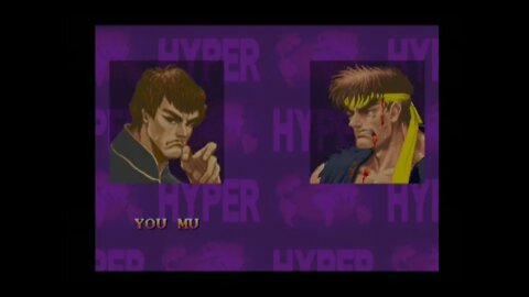 Hyper Street Fighter 2 Nerf AI (PS2) - Fei Long (Super) - Hardest - Continues
