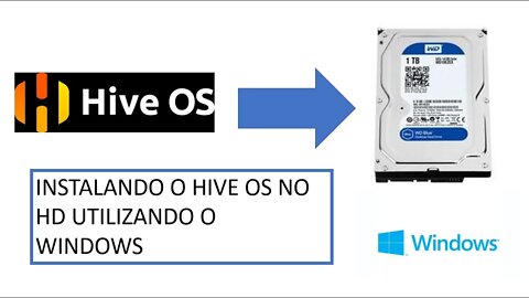 COMO INSTALAR O HIVE OS EM UM HD - MÉTODO UTILIZANDO O WINDOWS