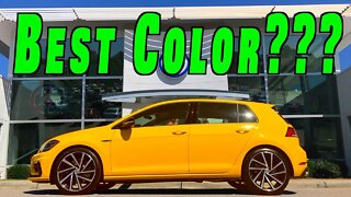 2019 VW Golf R Spektrum Edition ~ SUPER RARE COLOR?!