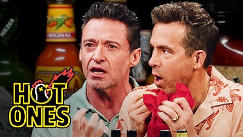 Ryan Reynolds and Hugh Jackman Go Claws Out While Eating Hot Spicy Wings