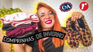 Comprinhas de inverno na RENNER e C&A *moletons, blusa, pijamas, pantufa...