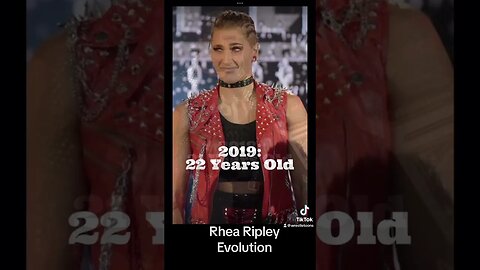 The Evolution of Rhea Ripley. #wwe #wrestling