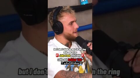 JAKE PAUL THINKS TATE IS A PU***