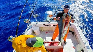 I turned our catch into Sashimi and Sold the rest at the FISH AUCTION in HAWAII!