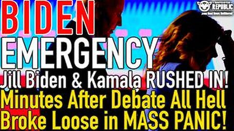 Jill Biden And Kamala RUSHED IN - Minutes After Debate All Hell Broke Loose In- 6/30/24..