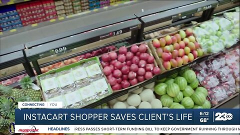 Instacart shopper saves client's life