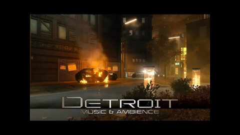 Deus Ex: Human Revolution - Detroit: Chiron Building Streets (1 Hour of Music & Ambience)