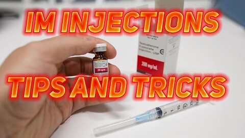 Testosterone Injection - Intramuscular Tips and Tricks