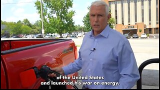LOL. Mike Pence Pretends To Pump Gas In Ad