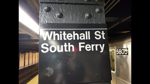 Opinion: The Whitehall St South Ferry subway stop was a little confusing tonight.