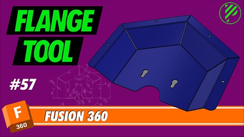 #74 Flange Tool | Fusion 360 | Pistacchio Graphic