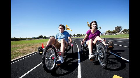 3-Wheel Recumbent Bicycle Trike