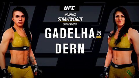 EA Sports UFC 3 Gameplay Mackenzie Dern vs Claudia Gadelha