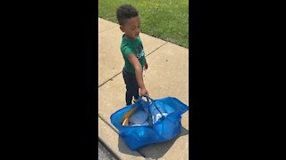 Little Boy Doesn’t Want To Ship Packages!