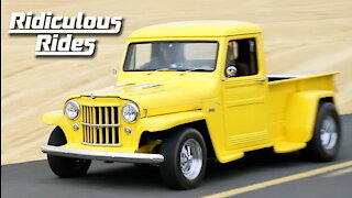 Willys Pickup Gets $150k V8 Makeover | RIDICULOUS RIDES