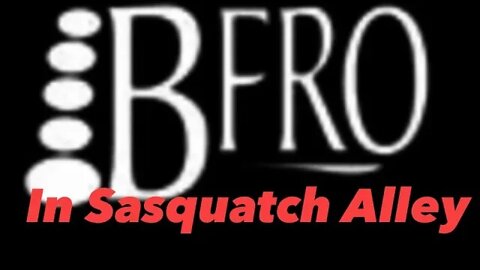 Sasquatch Alley and the BFRO