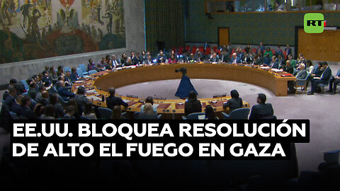 EE.UU. veta un proyecto de resolución que buscaba un alto el fuego en Gaza