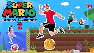 ⭐⭐ SUPER MARIO Video Game Workout 2! Virtual Gym Class | Bobo PE