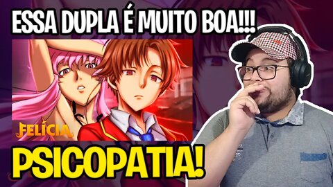 REACT FELÍCIA ROCK - Psicopatia (Anime Mix) | Feat. Takeru | Prod. MK