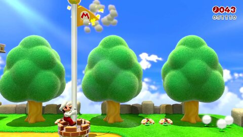 Super Mario 3D World (Switch) Walkthrough - World Castle (100%)