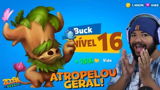 BUCK NV 16 CONTRA JOGADORES REAIS SOLO E SQUAD! ZOOBA: Jogo de Batalha Animal