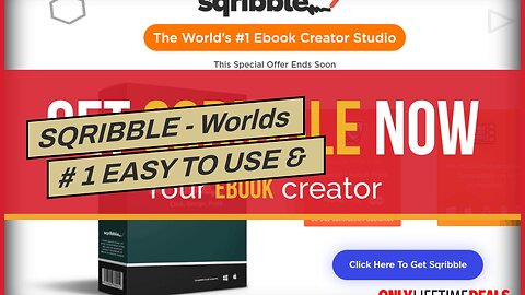 SQRIBBLE - Worlds # 1 EASY TO USE & POWERFUL book Creator Studio