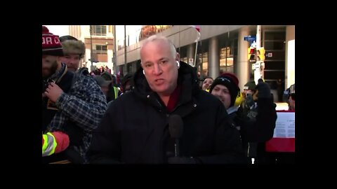 MSNBC Forced to Cut Broadcast After Protesters in Ottawa Start Mocking Reporter On Air
