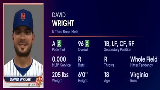 How To Create David Wright Mlb The Show 22
