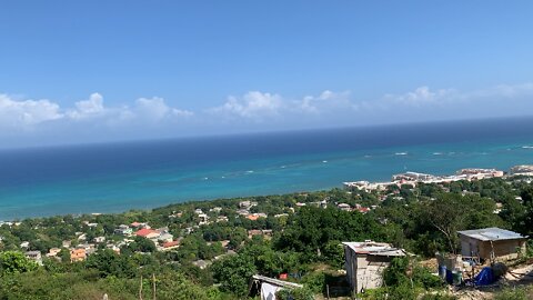 View from the hills of Jamaica