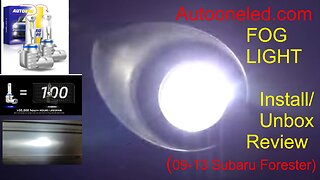 AUTOONELED.com LED fog light bulb replacement for 2009-13 Subaru Forester