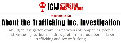 After Dark Thur Jul 13, 2023 ICIJ Examines Cross-Border Labor & Sex Trafficking