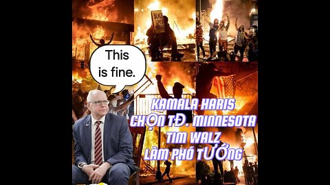 06/8/2024 KAMALA HARRIS CHỌN THỐNG ĐỐC MINNESOTA TIM WALZ LÀM PHÓ TƯỚNG