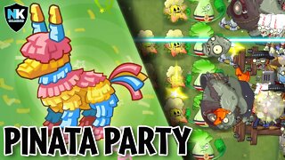 PvZ 2 - Pinata Party - May 22, 2022 - Level 1 Plants vs. Max Level