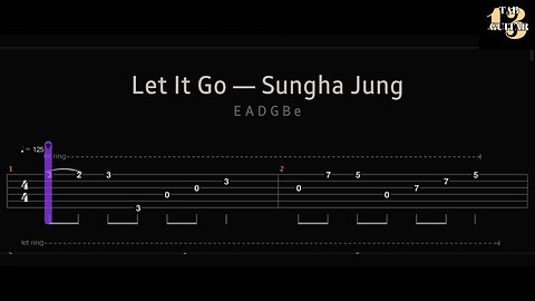 LET IT GO - SUNGHA JUNG #sunghajung #tabs