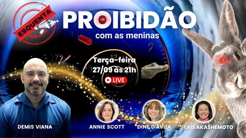 Esquenta do Proibidão Annie Dine Taís com Demis Viana Mundo Secreto 27/09 21h