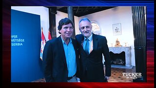 Tucker Carlson met with Serbian President, Aleksandar Vučić at the Serbian Embassy in Budapest