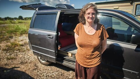 Solo Female Van life! Tour of a Stealth minivan camper build.
