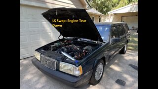 Volvo 940 Ls Swap Wagon: LS Tear Down