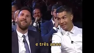 CRISTIANO RONALDO DEIXOU O SEU RECADO AO LADO DE MESSI [ VIRAL ]