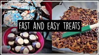 3 Fast Treats//Candy Making//Homemade Candies//Holiday Treats