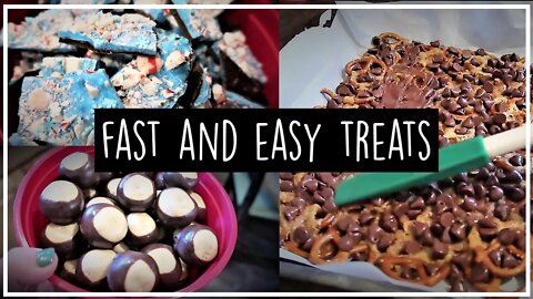 3 Fast Treats//Candy Making//Homemade Candies//Holiday Treats