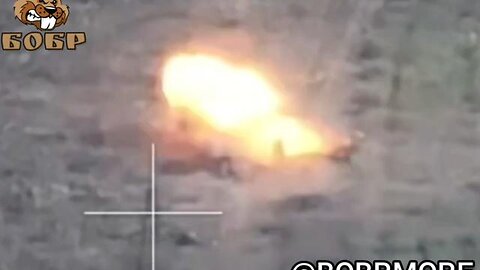 ANOTHER ROUND OF BRUTAL BOBR FPV DRONE HITS ON UKRAINIAN TROOPS