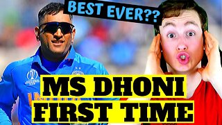 AMERICAN REACTS TO MS DHONI (not cricket...)