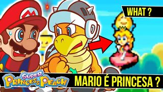 Super Mario virou uma PRINCESA?! | Super Princess Peach #shorts