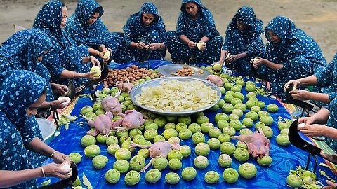 OL Kopi & Chicken Gravy Curry Cooking Kohlrabi & Chicken Recipe - to Feed Whole Village People